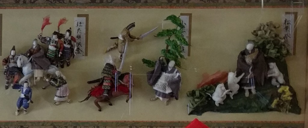 Example of detail in the diorama. 