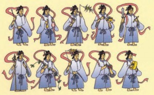 10 Rākṣasas Daughters from book Lotus World