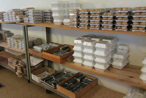 Packages of food last year ready to be distributed