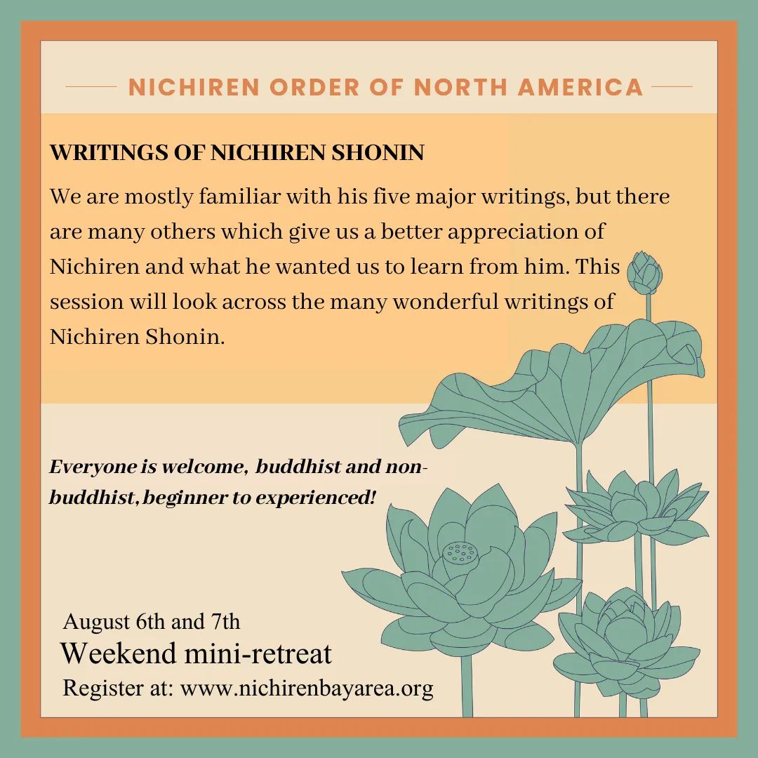 Nichiren Writings Session